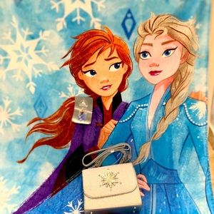 Frozen set:Towel and Children’s purse